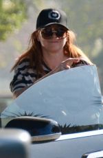 ALYSON HANNIGAN Out and About in Hollywood 02/06/2018