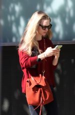 AMANDA SEYFRIED Out and About in Beverly Hills 02/15/2018