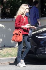 AMANDA SEYFRIED Out and About in Beverly Hills 02/15/2018