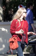 AMANDA SEYFRIED Out and About in Beverly Hills 02/15/2018