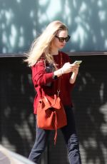 AMANDA SEYFRIED Out and About in Beverly Hills 02/15/2018