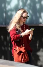 AMANDA SEYFRIED Out and About in Beverly Hills 02/15/2018