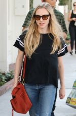 AMANDA SEYFRIED Out in Beverly Hills 02/09/2018