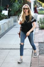 AMANDA SEYFRIED Out in Beverly Hills 02/09/2018
