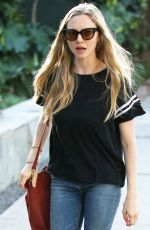AMANDA SEYFRIED Out in Beverly Hills 02/09/2018