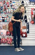 AMANDA SEYFRIED Out Shopping in Beverly HIlls 02/15/2018