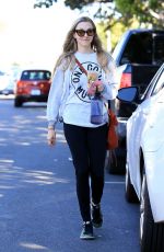 AMANDA SEYFRIED Shopping at Fred Segal in West Hollywood 02/16/2018