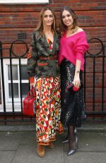 AMBER and JASMIN LE BON at Temperley Fashion Show in London 02/18/2018