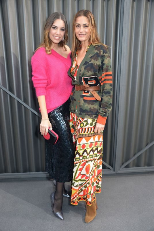 AMBER and JASMIN LE BON at Temperley Fashion Show in London 02/18/2018