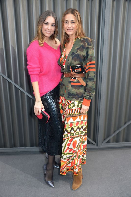 AMBER and JASMIN LE BON at Temperley Fashion Show in London 02/18/2018