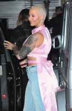 AMBER ROSE at Nobu in Malibu 02/14/2018