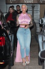AMBER ROSE at Nobu in Malibu 02/14/2018