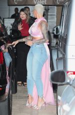 AMBER ROSE at Nobu in Malibu 02/14/2018