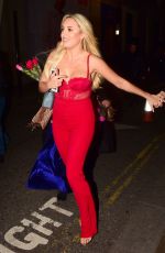 AMBER TURNER at Valentine’s Party at Libertine Nightclub in London 02/08/2018