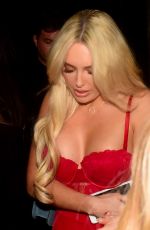 AMBER TURNER at Valentine’s Party at Libertine Nightclub in London 02/08/2018