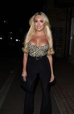 AMBER TURNER Night Out in Loughton 02/24/2018