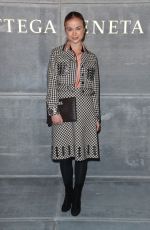 AMELIA WINDSOR at Bottega Veneta Show at New York Fashion Week 02/09/2018