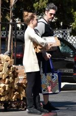 AMY ADAMS and Darren Le Gallo Out in Los Angeles 02/26/2018