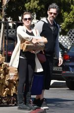 AMY ADAMS and Darren Le Gallo Out in Los Angeles 02/26/2018
