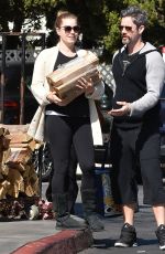 AMY ADAMS and Darren Le Gallo Out in Los Angeles 02/26/2018
