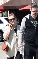 AMY ADAMS and Darren Le Gallo Out in Los Angeles 02/26/2018