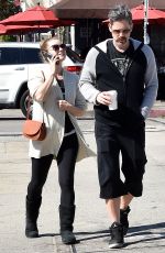 AMY ADAMS and Darren Le Gallo Out in Los Angeles 02/26/2018