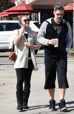 AMY ADAMS and Darren Le Gallo Out in Los Angeles 02/26/2018