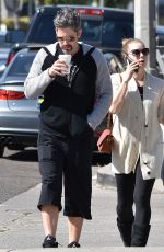 AMY ADAMS and Darren Le Gallo Out in Los Angeles 02/26/2018