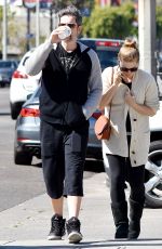 AMY ADAMS and Darren Le Gallo Out in Los Angeles 02/26/2018