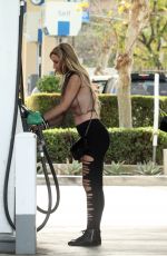 ANA BRAGA at a Gas Station in Calabasas 02/27/2018