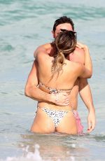 ANASTASIA ASHLEY in Bkini on the Beach in Miami 02/10/2018