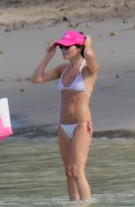 ANDREA CORR in Bikini at a Beach in Barbados 02/14/2018