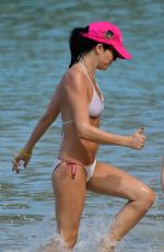 ANDREA CORR in Bikini at a Beach in Barbados 02/14/2018