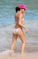 ANDREA CORR in Bikini at a Beach in Barbados 02/14/2018