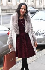 ANDREA CORR Out and About in Dublin 02/22/2018