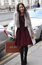 ANDREA CORR Out and About in Dublin 02/22/2018