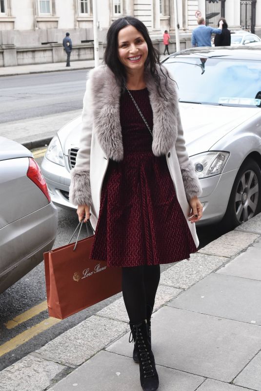 ANDREA CORR Out and About in Dublin 02/22/2018