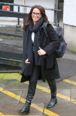 ANDREA MCLEAN Leaves ITV Studios in London 02/09/2018
