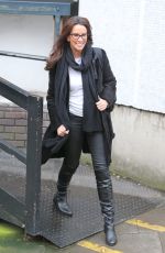 ANDREA MCLEAN Leaves ITV Studios in London 02/09/2018