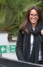 ANDREA MCLEAN Leaves ITV Studios in London 02/09/2018
