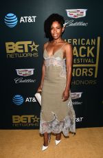ANGELA LEWIS at American Black Film Festival in Los Angeles 02/25/2018