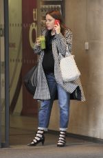ANGELA SCANLON Leaves BBC Studios in London 02/05/2018