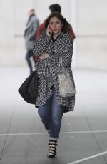 ANGELA SCANLON Leaves BBC Studios in London 02/05/2018