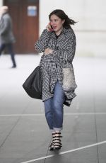 ANGELA SCANLON Leaves BBC Studios in London 02/05/2018