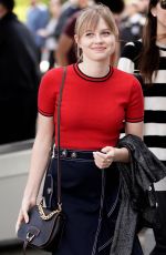 ANGOURIE RICE on the Set of Extra TV in Los Angeles 02/13/2018