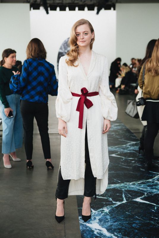 ANNA BARYSHNIKOV at Hellessy Show at New York Fashion Week 02/09/2018