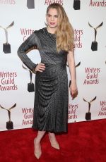 ANNA CHLUMSKY at Writers Guild Awards 2018 in Beverly Hills 02/11/2018