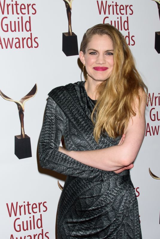 ANNA CHLUMSKY at Writers Guild Awards 2018 in Beverly Hills 02/11/2018