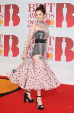 ANNA FRIEL at Brit Awards 2018 in London 02/21/2018