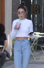 ANNA LITVA Out for Coffee on Melrose Place in West Hollywood 01/31/2018